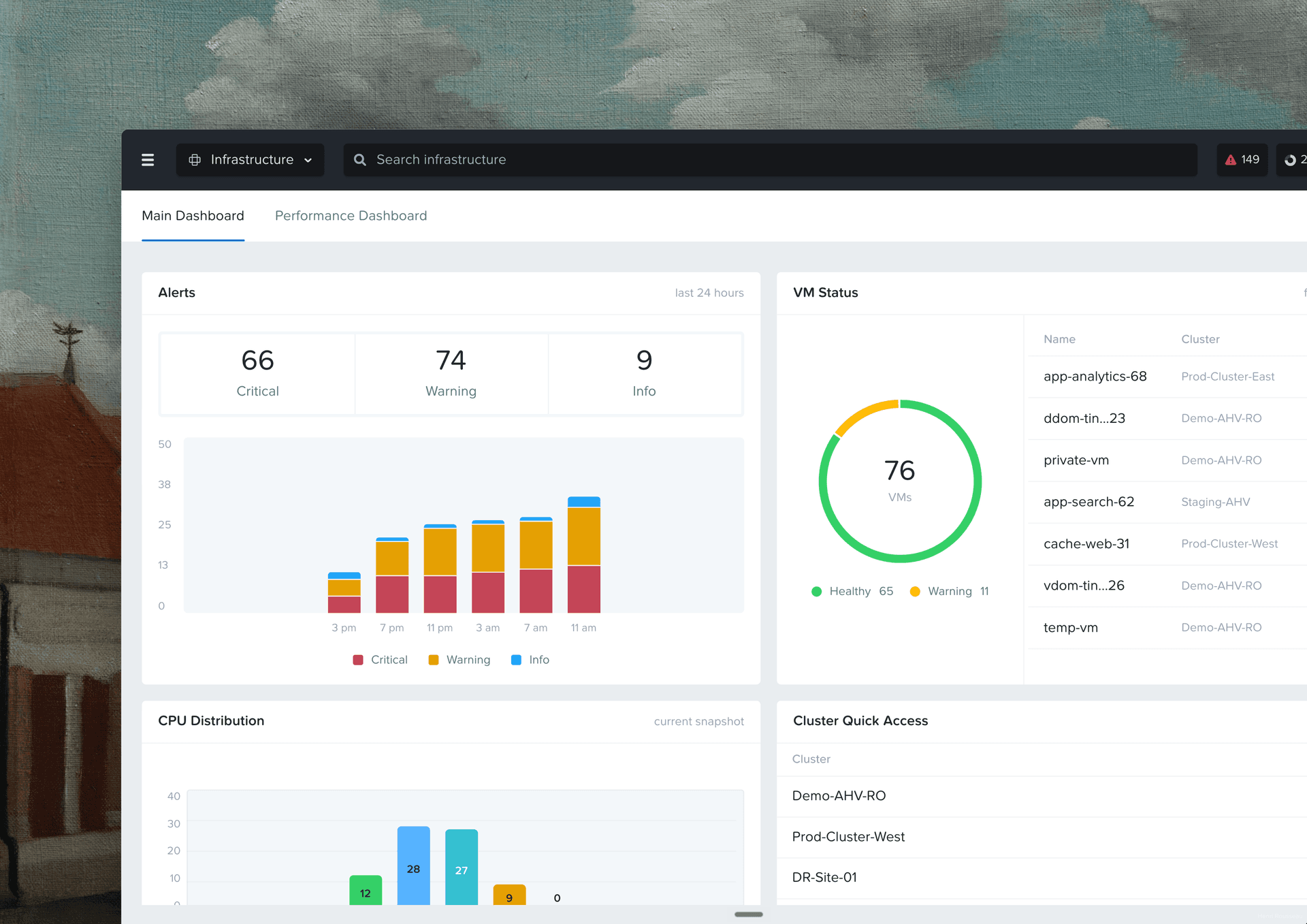 Infrastructure UI