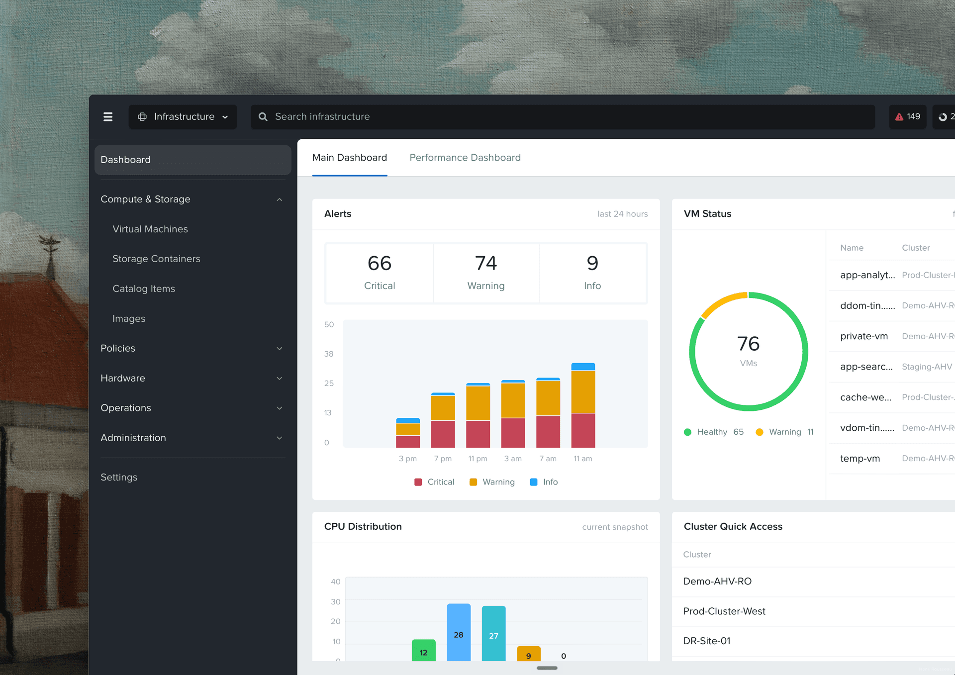 Infrastructure UI